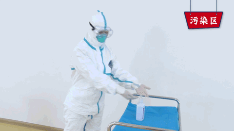 Correct video of taking off protective clothing